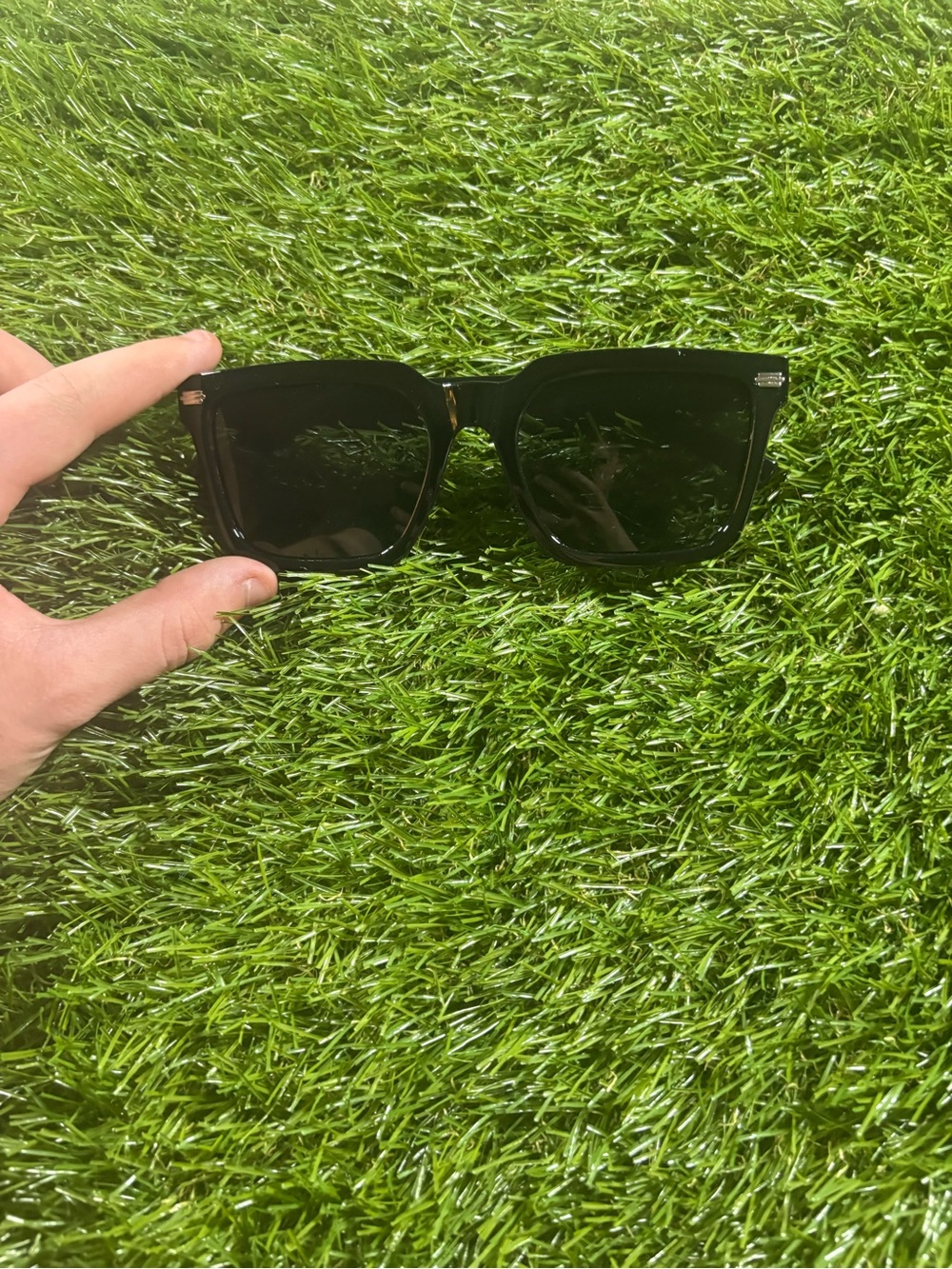 Classic Black Square Sunglasses for Women